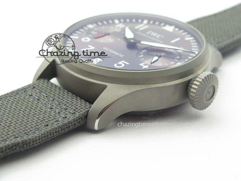 MIROTIME 0329 SunProtective Big Pilot Real PR IW500910 “Patrouille Suisse” ZF 1:1 Best Edition On Gray Nylon Strap 7278
